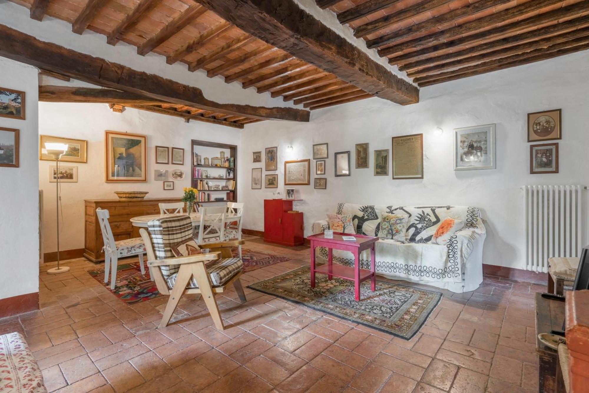 Rural Apartment Wifi, Pet Friendly - Monteriggioni Eksteriør bilde